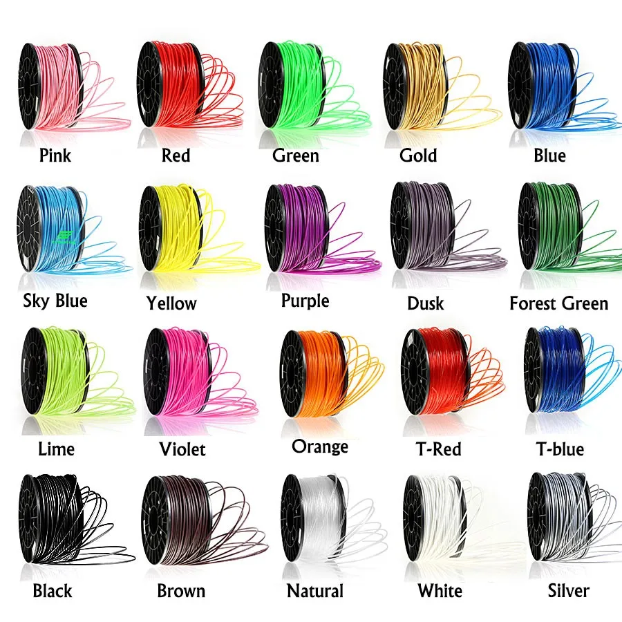 
Best 1.75mm PLA 3d Printer Filament Supplier 1KG for 3d printing 