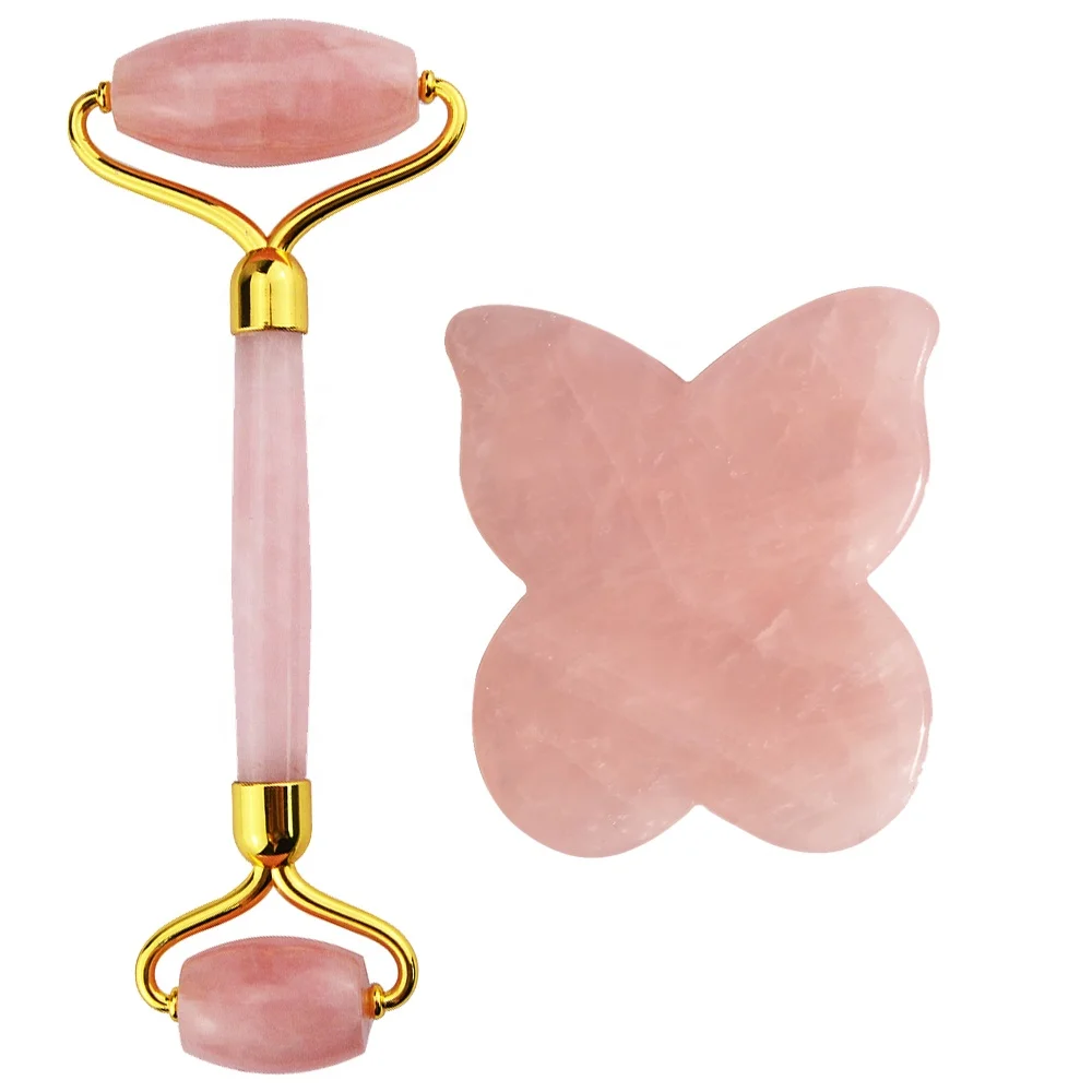 rose quartz gua sha