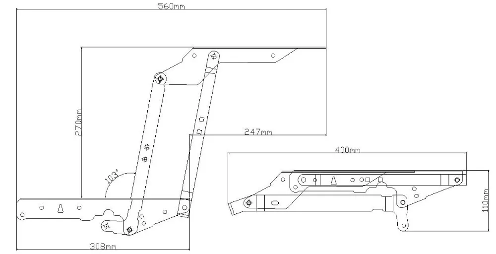 Modern Furniture Coffee Table Parts Function Extendable Coffee Table
