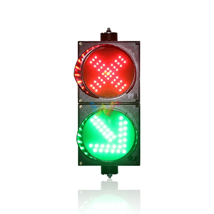 10 years factory Parking lots 200mm red cross green arrow signal traffic light led