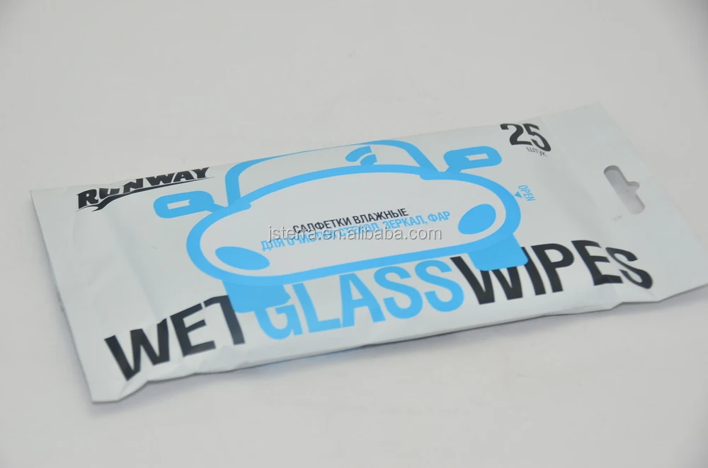Disposable Car Wet Wipe For Cleaning Leather Seat Glass Dashboard Car