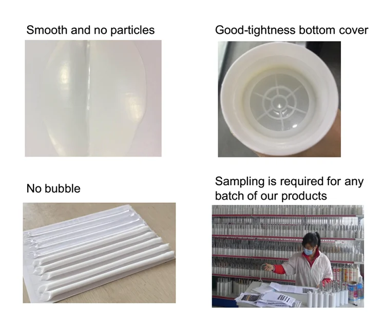 Good Silicone Sealants Hdpe Empty Plastic Cartridge For Silicone