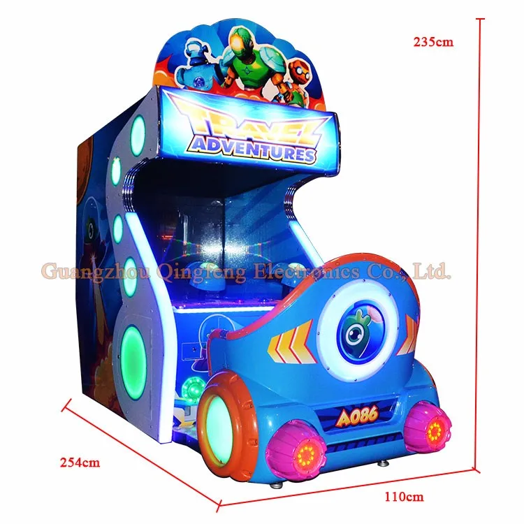 2017 newest Travel Adventures simulator shooting arcade lottery ticket game machine sale for game center