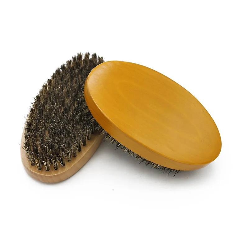 100 Wild Boar Hair Bristle Hair Brush Custom Beard Brush Wholesale