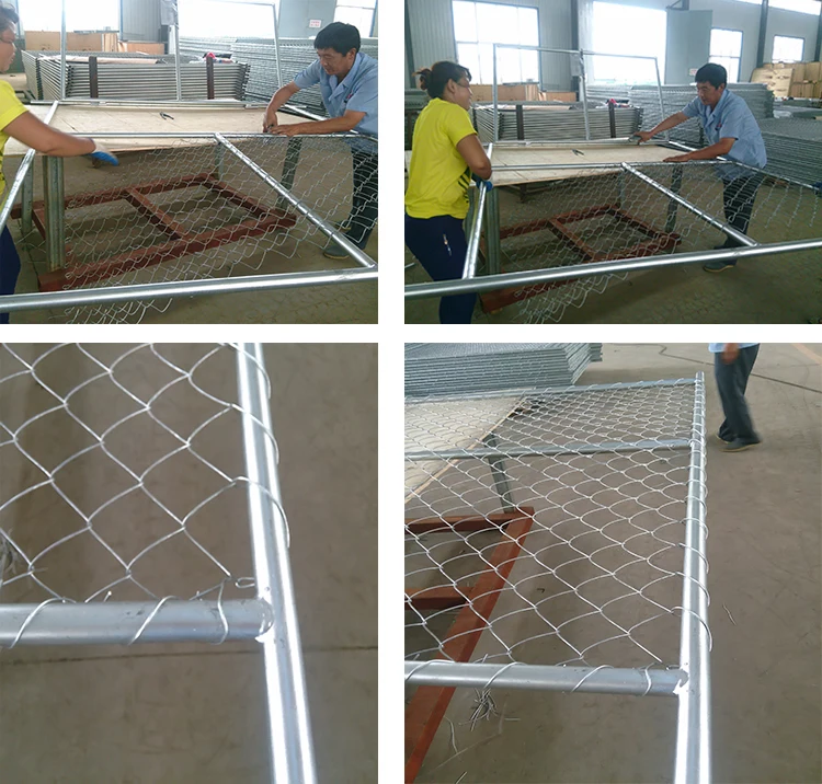 Temporary construction fence chain link temporary fence for sale