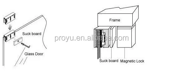 Shear magnetic lock схема подключения