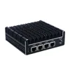 Iwill Cheap Barebone System Mini ITX PC Intel J3160 Quad Core 4 Lan Ubuntu Pfsense Fanless Computer Server