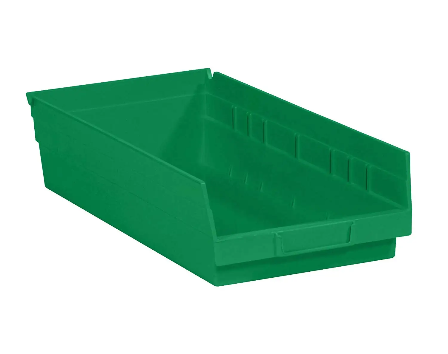 Pack of 10 RetailSource 17 7//8 x 8 3//8 x 4 Red Plastic Shelf Bin Boxes