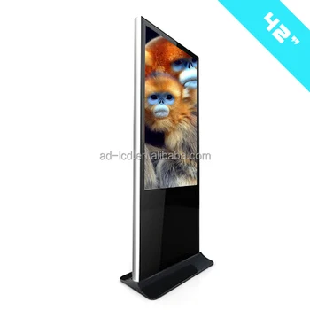 42 Inch Indoor Advertising Led Tv Display Floor Stand Lcd Touch