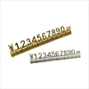 jewelry store watch displaying 3D metal gold plating jewelry price cubes price tags