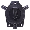 PP material black electric fence switch with rotary button