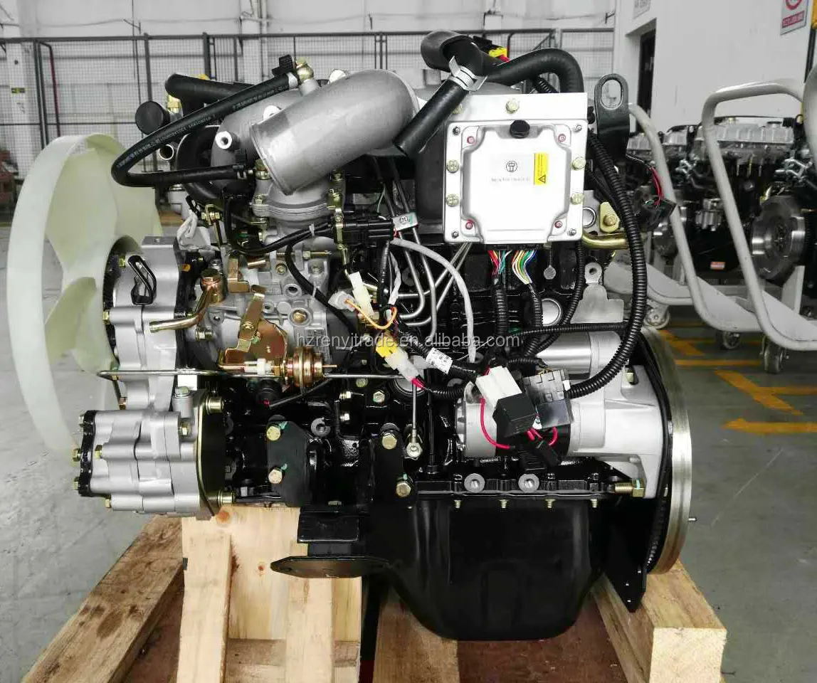 4 Cylinder 63kw 140hp Jmc 4jb1 Turbocharged Jx493zlq3a 2800 Cc Motor