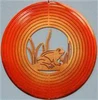 Whole sale stainless steel wind spinner--circle & frog
