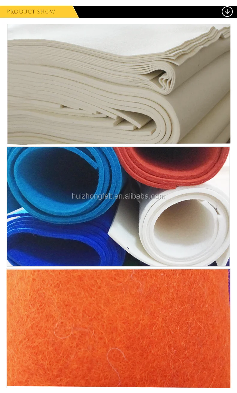 Wool Felt,5mm Thickness Wool Felt For Home Textile Or Industrial Use,10mm Thick 100 Wool Felt