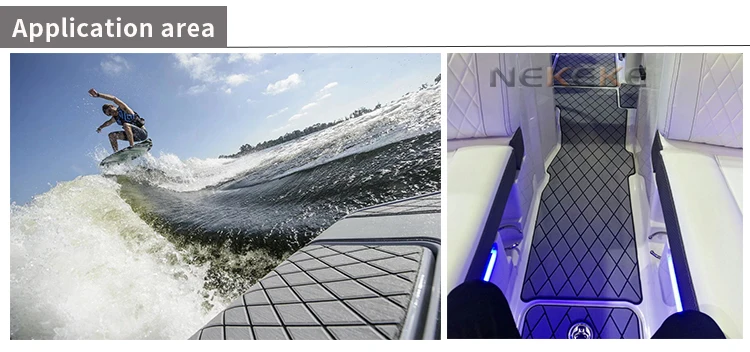 New Fashion customized Boat Decking Sheet Non-Skid EVA Foam Self-Adhesive Yacht Decking Pad