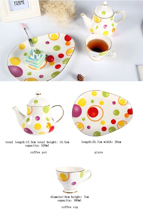 one person use authentic Chinese tea set with tray / bone porcelain caff popular modern tea set