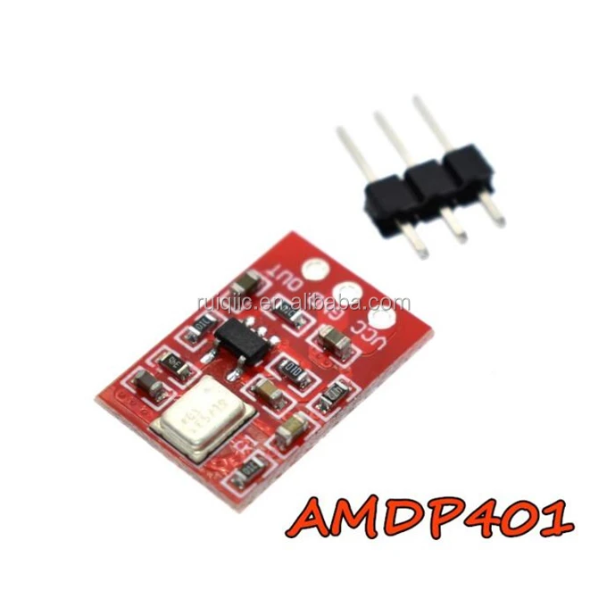 ADMP401 MEMS Silicon Microphone Pickup Amplifier Module With OPA334 Preamplifier 