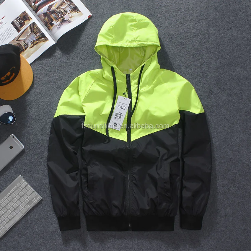 2018 Reflective Lightweight Wholesale Hooded Windbreaker With Long ...