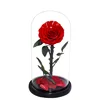 Wholesale Extra Large Beauty and the Beast Handmade Preserved Everlasting Natural Roses In Glass Dome For Mother's Day