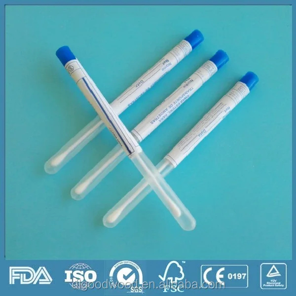 ISO approved high visibility easy transport swab sticks