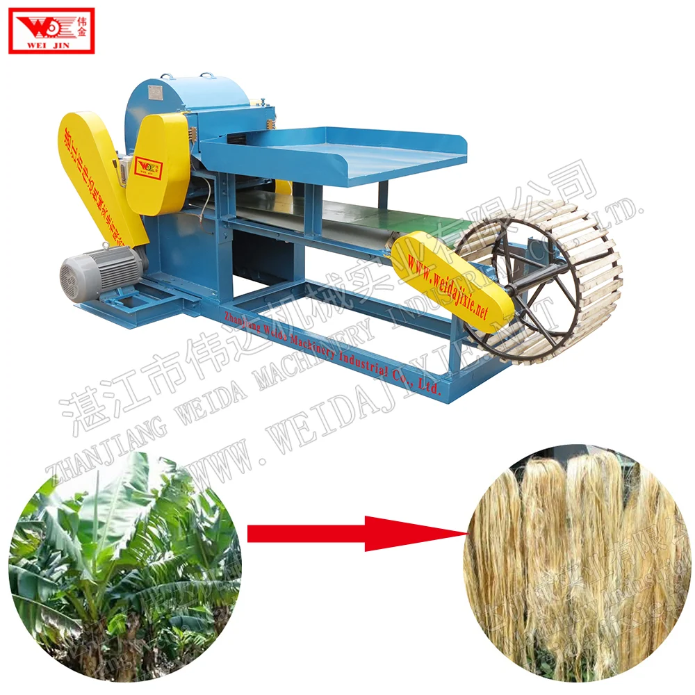 Automatic Natural Fiber Processing Machine/ Sisal Jute Hemp Pineapple