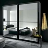 new style luxury led strip light chipboard clothes wardrobe for room
