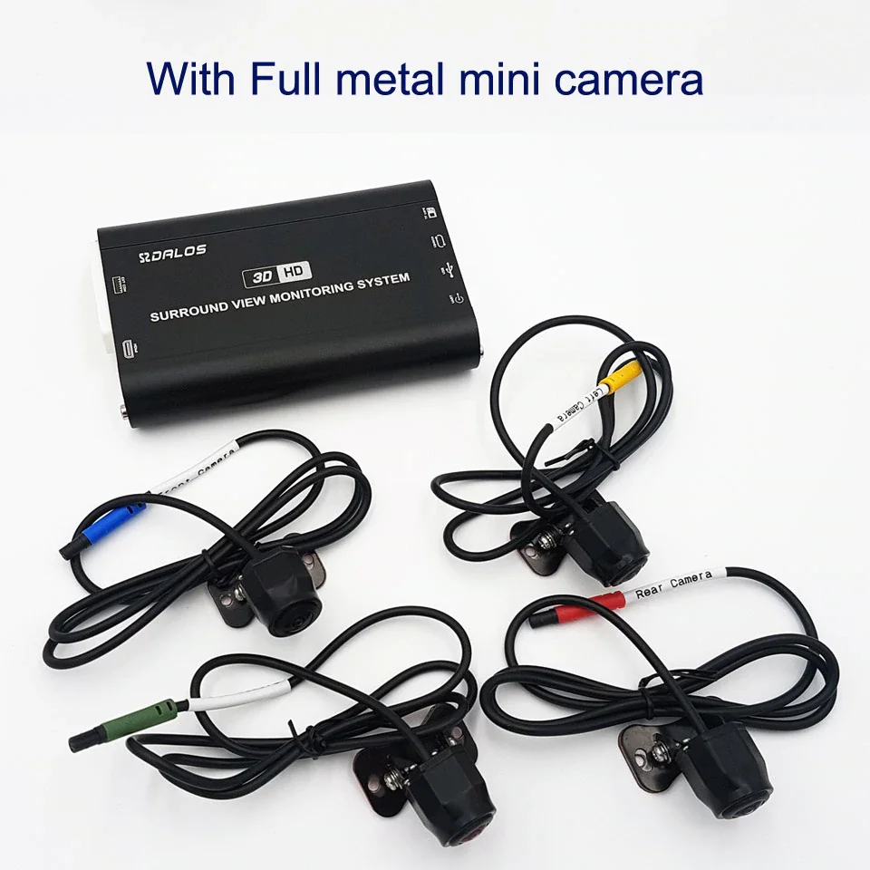 Hd 3d 360 surround view system bird view camera system for rv