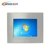 Resistive touch 15 inch flexible fanless panel pc support VGA interface and embedded /panel mount
