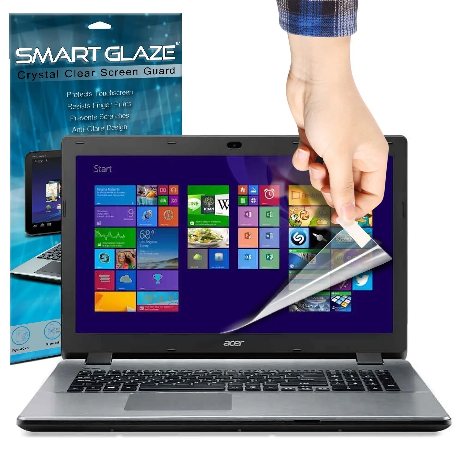 Get Quotations · SmartGlaze ( Pack Of 10 ) ACER Aspire E5-771 17.3 Laptop  Case Custom Made