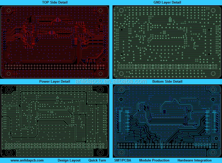 Lvds Differential Signal Electronic Pcb Routing Design Services - Buy ...