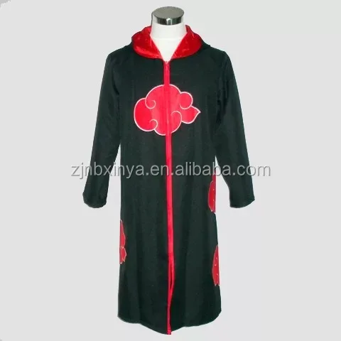 Walson Nhật Bản Anime Cosplay Trang Phục Naruto Akatsuki Cloak Itachi Uchiha Áo Trang Phục