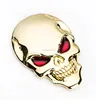 Copper Skull Car Motorcycle Auto 3D Metal Emblem Badge Decal Skeleton Sticker TM-115