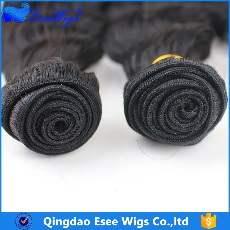 Best Quality Full Cuticles 8A Grade Unprocessed Raw Brazilian Human Hair Weave Deepwave Human Hair Bundles 