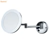 Beelee BM1508TF Bathroom Hotel 5X Magnifying Hard Wired Lighted Makeup Mirror with LED lights