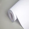 White Solid Plain Color Self Adhesive Wall Paper For Home Wall Decorative