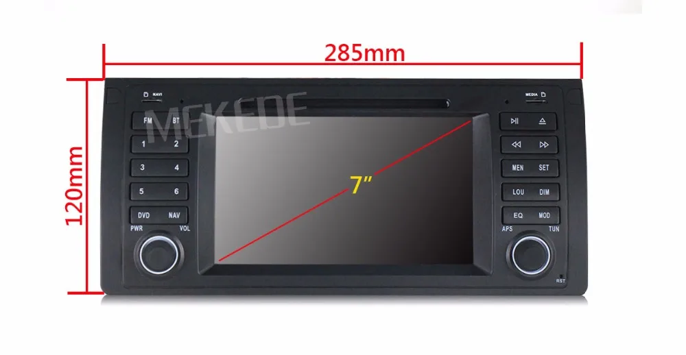 Perfect Free shipping! Original UI Car dvd multimedia player radio For BMW E39 X5 E53 M5 With GPS Navi RDS USB SD FM BT Canbus E39 X5 M5 8