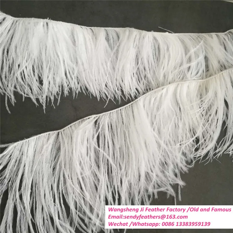 Ostrich On Cord Ostrich Feather Trimmings For Dresses Buy Feather