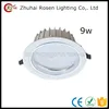 Factory price AC85-265 aluminum warm white 9 watt COB led ceiling down light