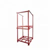 Industry warehouse stack movable durable welded detachable q235 seel metal storage nestainer rack for storage system