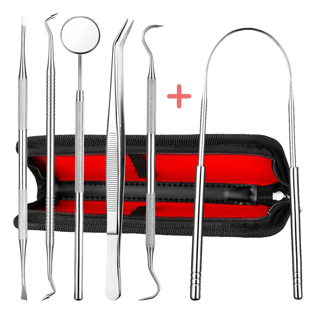 Buy Dental Tools, ElleSye 6 PACK Dental Pick Tongue Cleaner Scraper