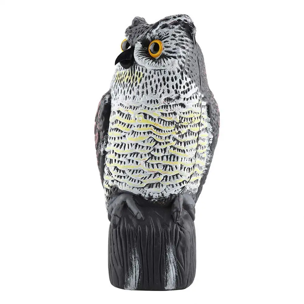 Buy Sunnier Plastic Fake Owl Decoy to Scare Birds Away Scarecrow Bird