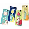 Fancy fruit shape paper folding bookmark magnetic