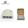 Fiber Optic Communication Network 4 Fibers DIN Rail Terminal Box