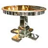 Sahara Marrakech Moroccan Rectangle Gold Mirrored Custom Mirrored Center Hall Dining Table
