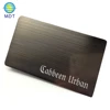 Customized brushed stainless steel business card
