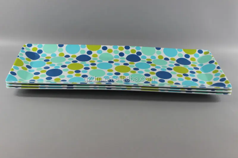 19 inch melamine rectangle tray