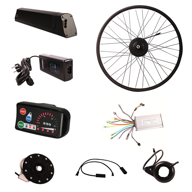 1000w bicyclette électrique conversion arrière roue vitesse moyeu moteur lcd