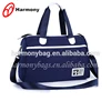 New product navy blue canvas shoulder duffel travel bag