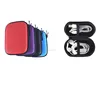 China manufacturer OEM/ODM good quality Mini Earphone carrying PU portable with mesh pocket electronical hard case/ eva bag