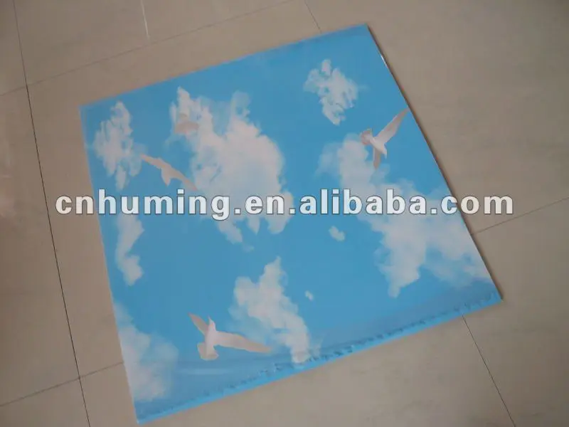 Blue Sky And Cotton Candy Pvc Ceiling Panel Buy Led Sky Ceiling